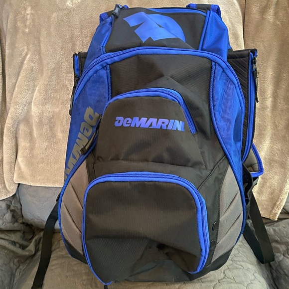 DeMarini Voodoo Rebirth Bat Equipment Pack Baseball Backpack Black